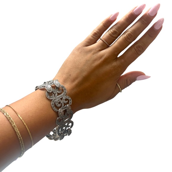 sterling silver Jewelry - Victorian Sterling Silver Bracelet